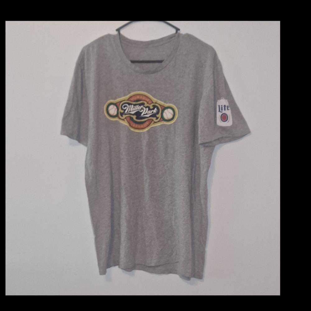 Miller Lite Breweriana Miller Park Milwaukee Wisconsin Beer Can Graphic T-Shirt